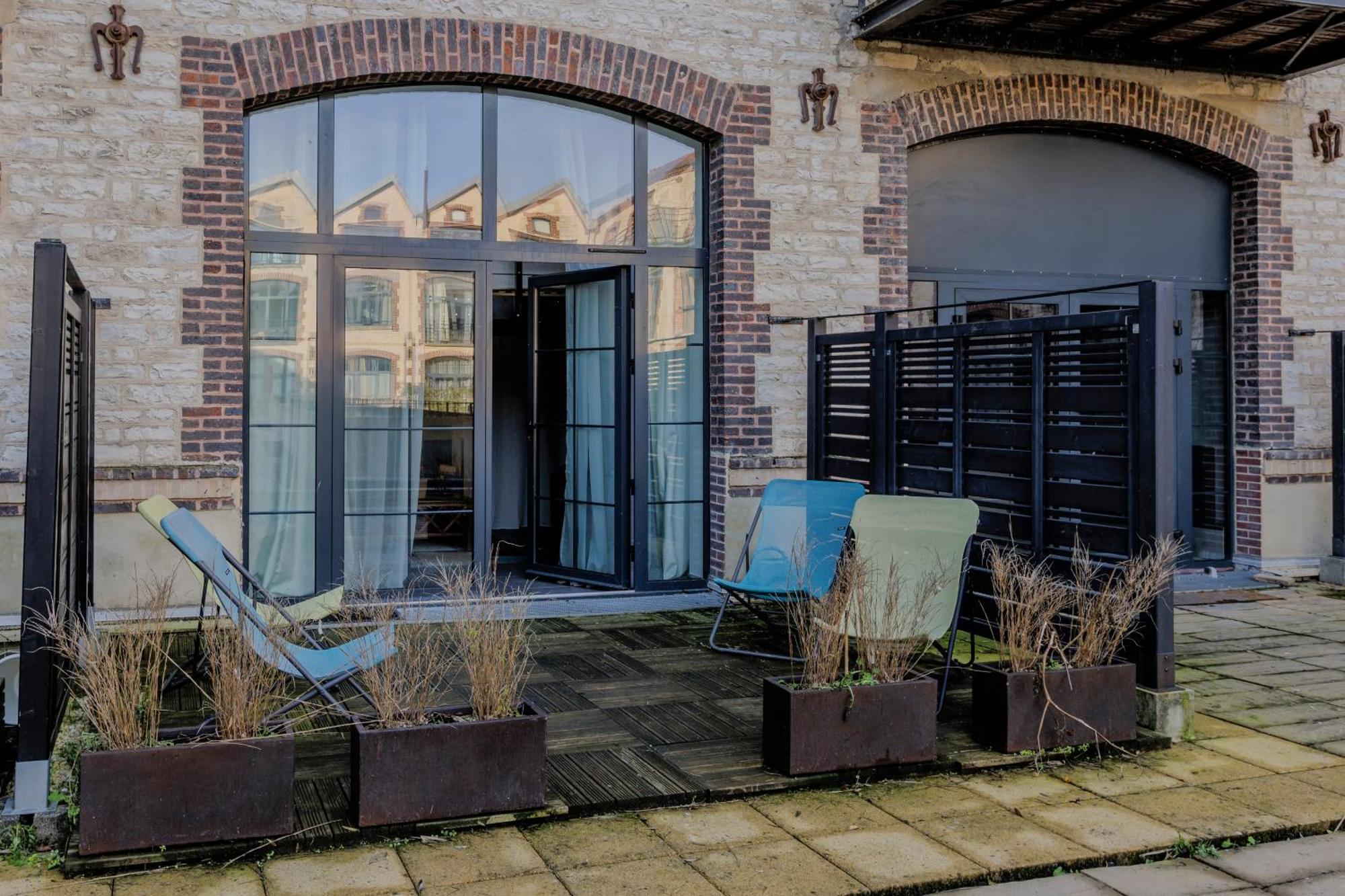 Manhattan Loft - Centre - 5 Mn A Pied Gare - Parking Prive - Patio トロワ エクステリア 写真